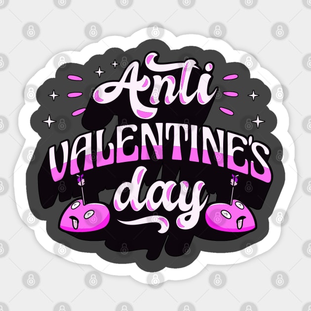 Anti Valentines Day Sticker by aaallsmiles